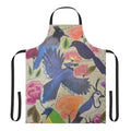 Floral Blue Birds Apron — Colorful Bird & Rose Kitchen Apron