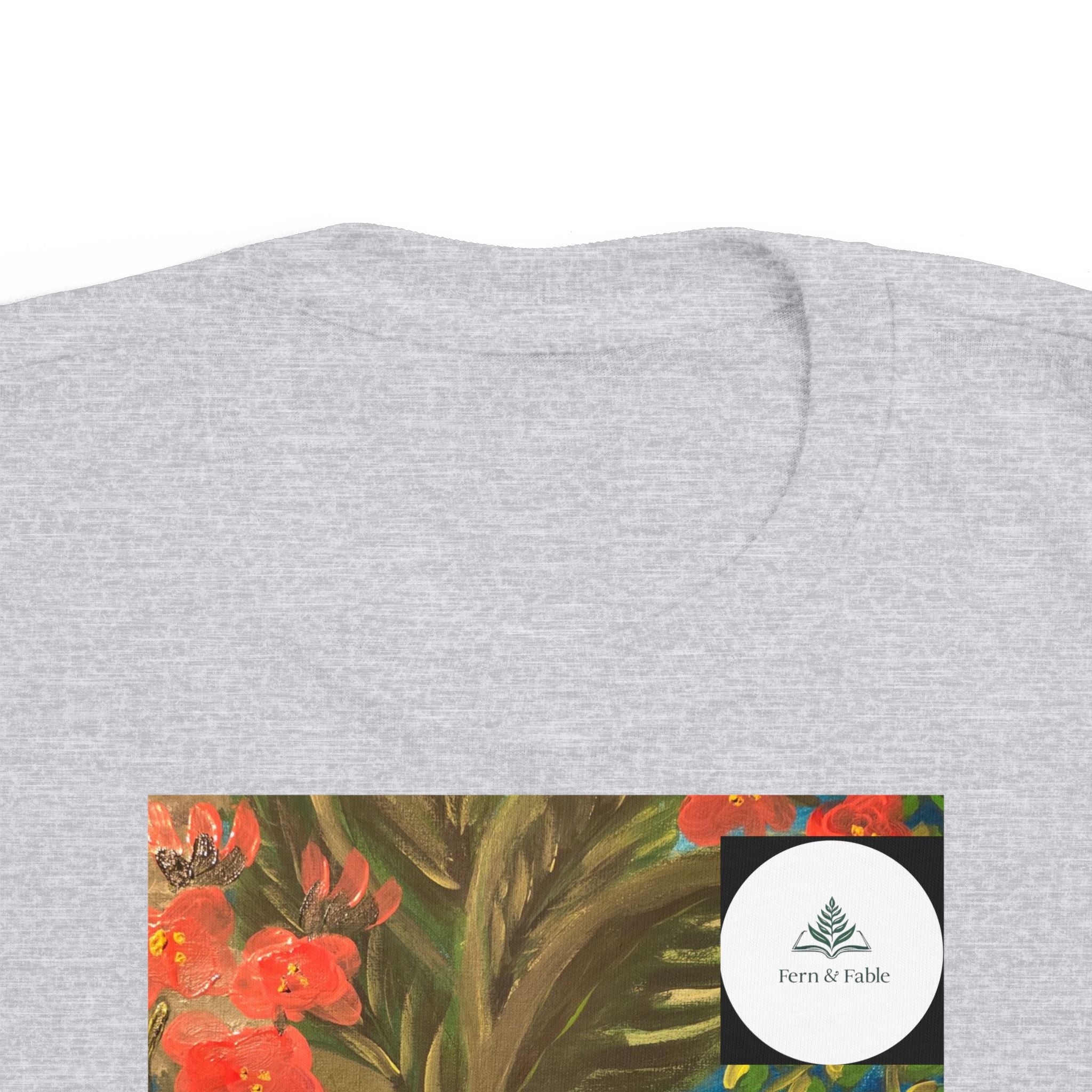 Toddler Tee — Colorful Tropical Floral Print Kids Shirt