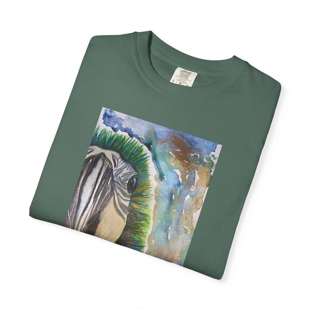 Parrot Eye Art T-Shirt — Colorful Tropical Bird Graphic Tee