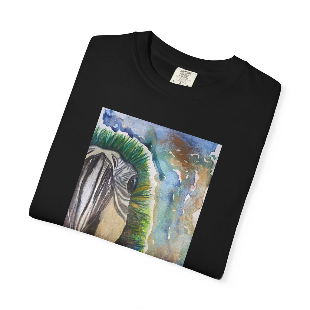 Parrot Eye Art T-Shirt — Colorful Tropical Bird Graphic Tee