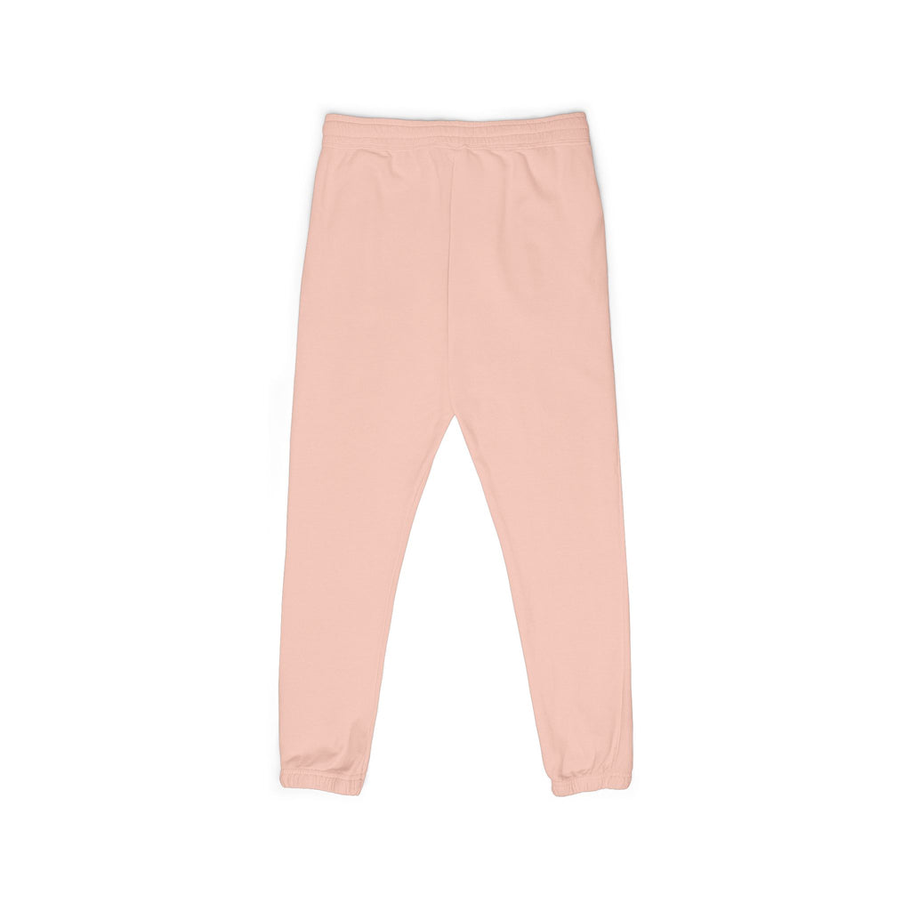Embroidered Circle Logo Sweatpants — Garment-Dyed Fleece Joggers