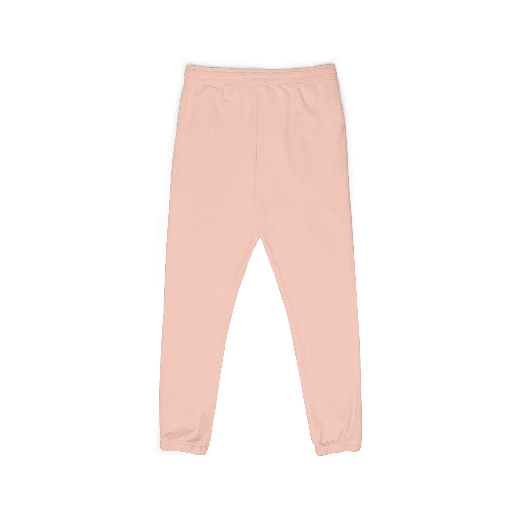 Embroidered Circle Logo Sweatpants — Garment-Dyed Fleece Joggers
