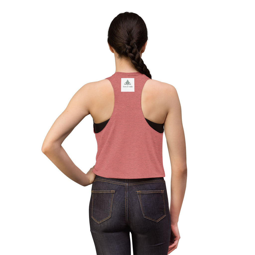 Eagle Portrait Women's Crop Top — Watercolor Bald Eagle Graphic Tank