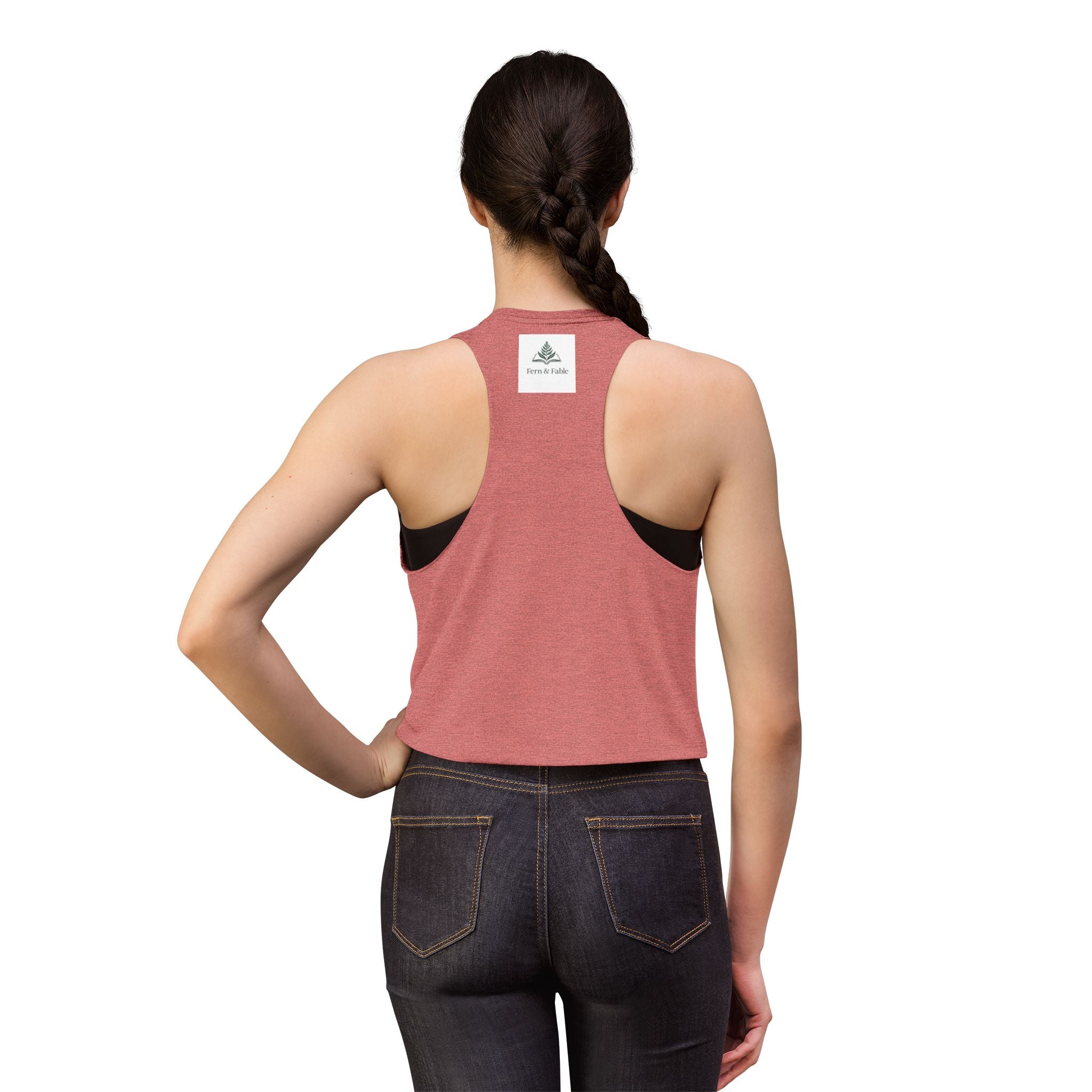 Eagle Portrait Women's Crop Top — Watercolor Bald Eagle Graphic Tank