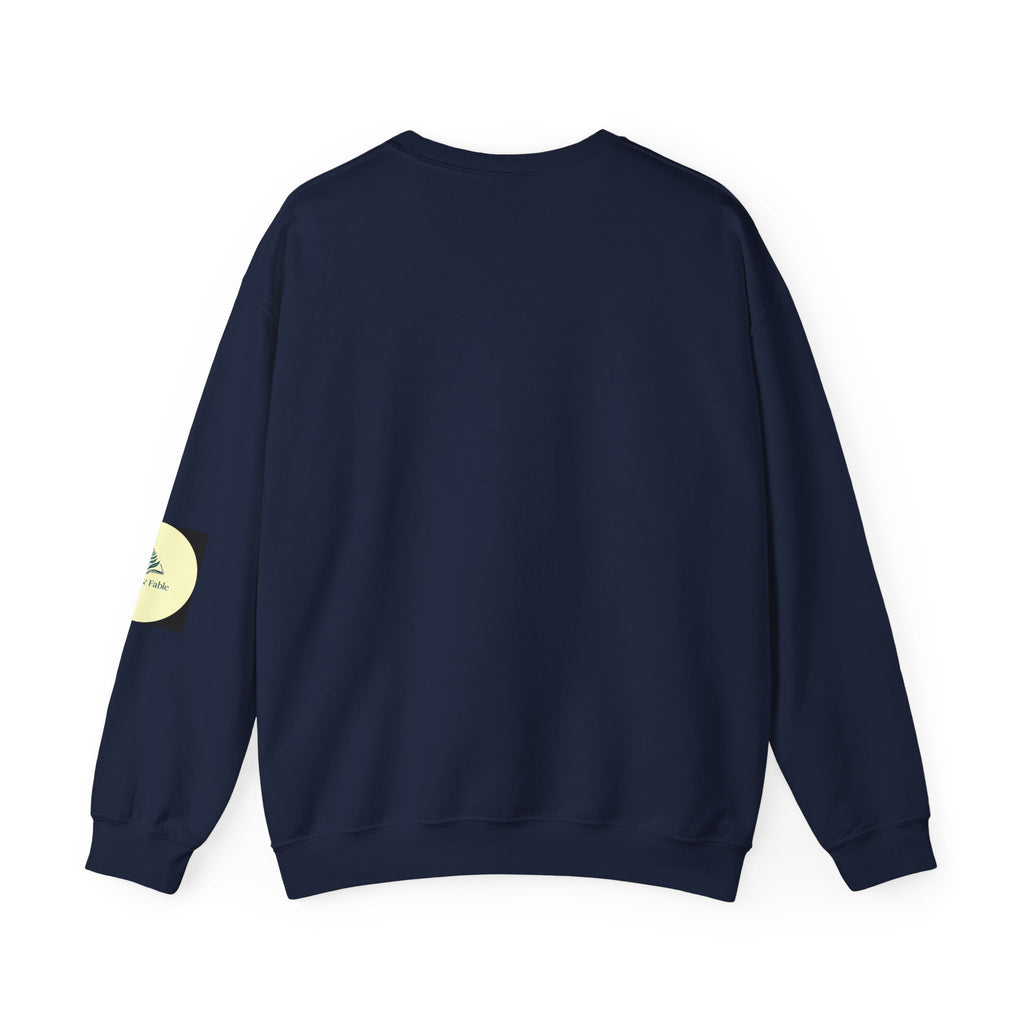 Praying Mantis/Mushroom Garden Crewneck Sweatshirt — Psychedelic Fungi Art
