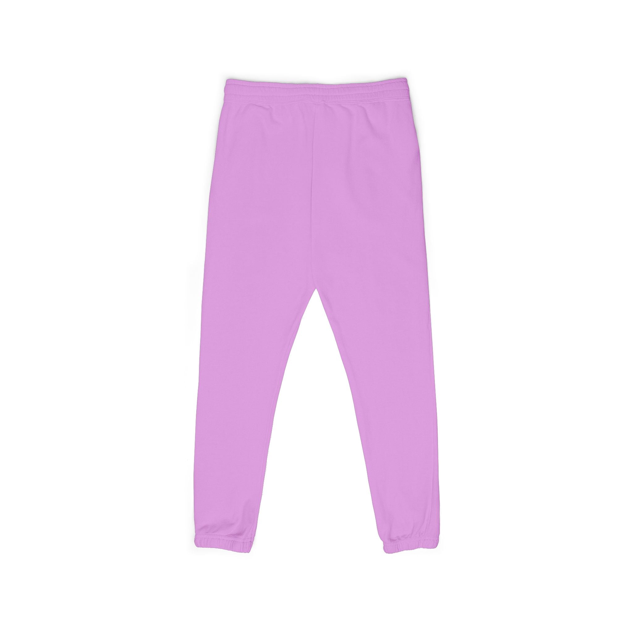 Embroidered Circle Logo Sweatpants — Garment-Dyed Fleece Joggers