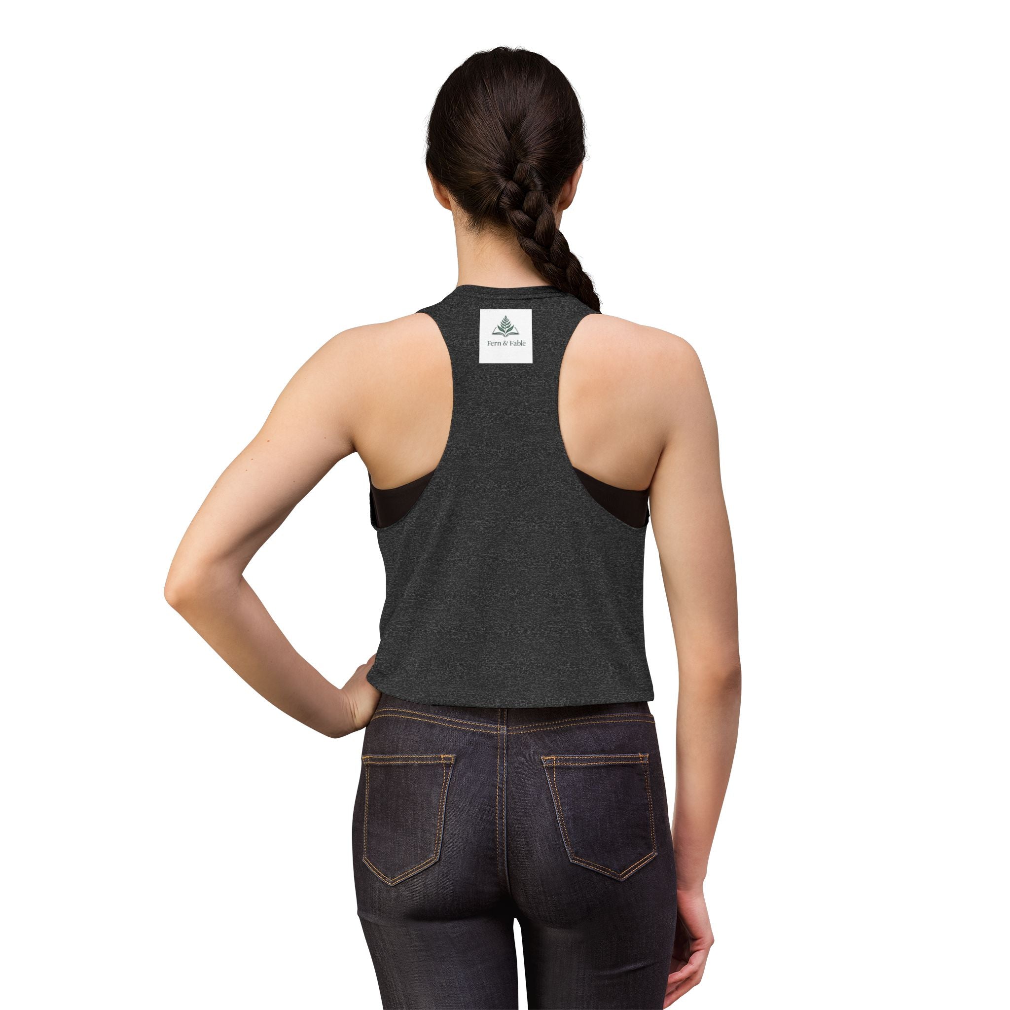 Eagle Portrait Women's Crop Top — Watercolor Bald Eagle Graphic Tank