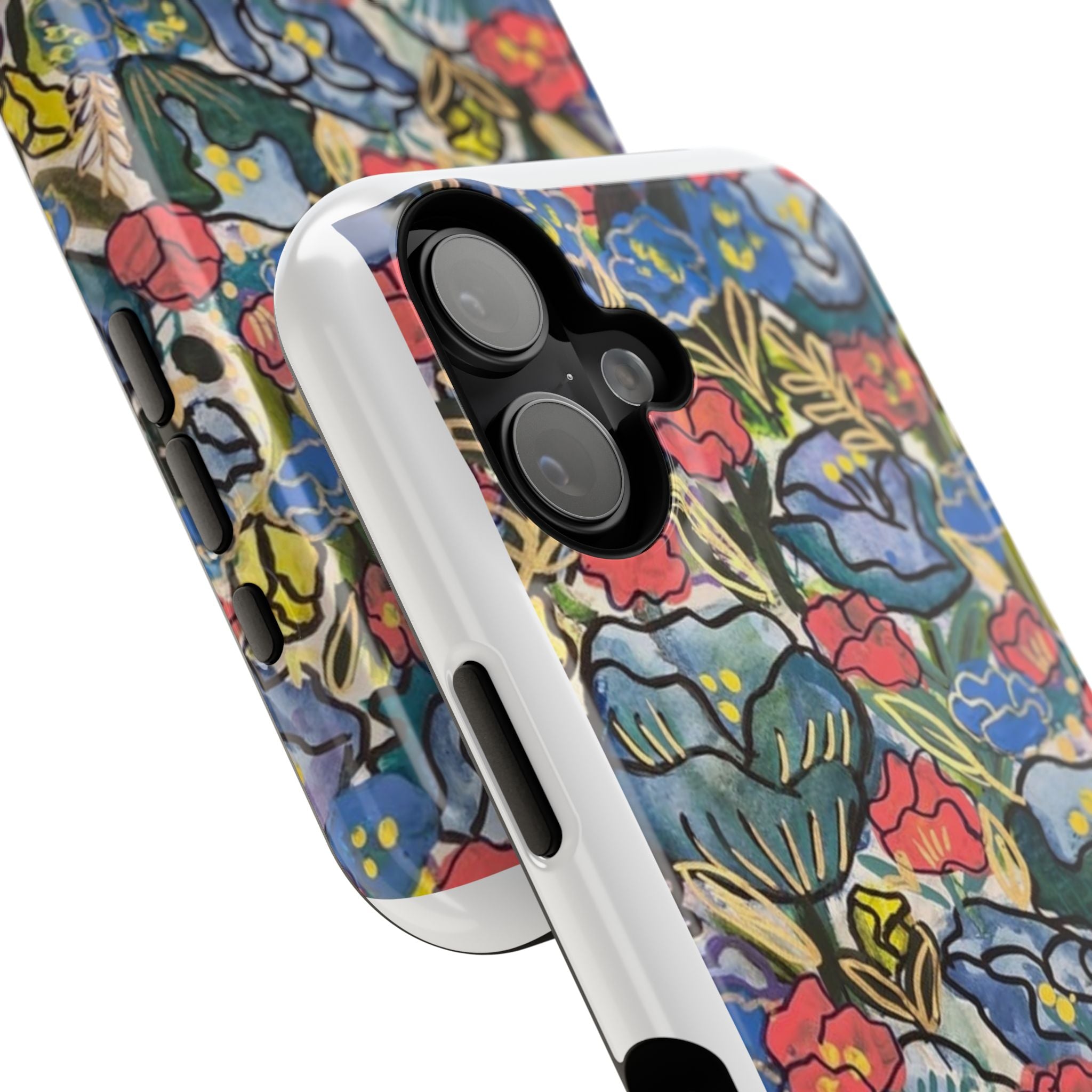 Floral Watercolor Impact-Resistant Phone Case — Colorful Botanical Protection