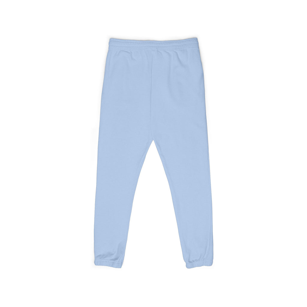 Embroidered Circle Logo Sweatpants — Garment-Dyed Fleece Joggers