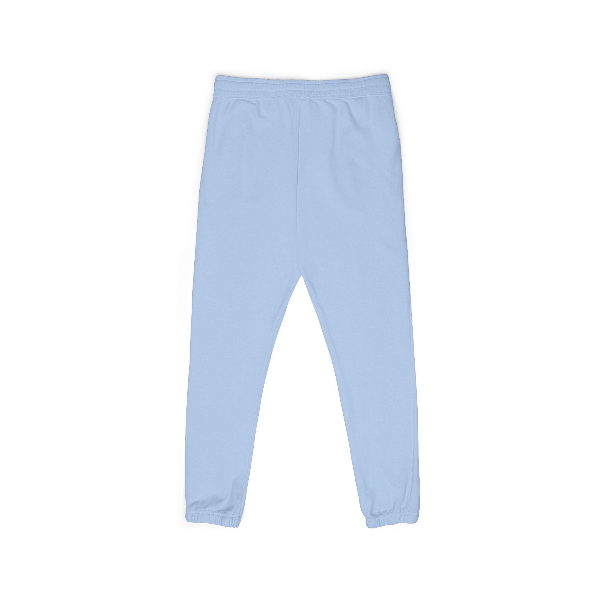 Embroidered Circle Logo Sweatpants — Garment-Dyed Fleece Joggers