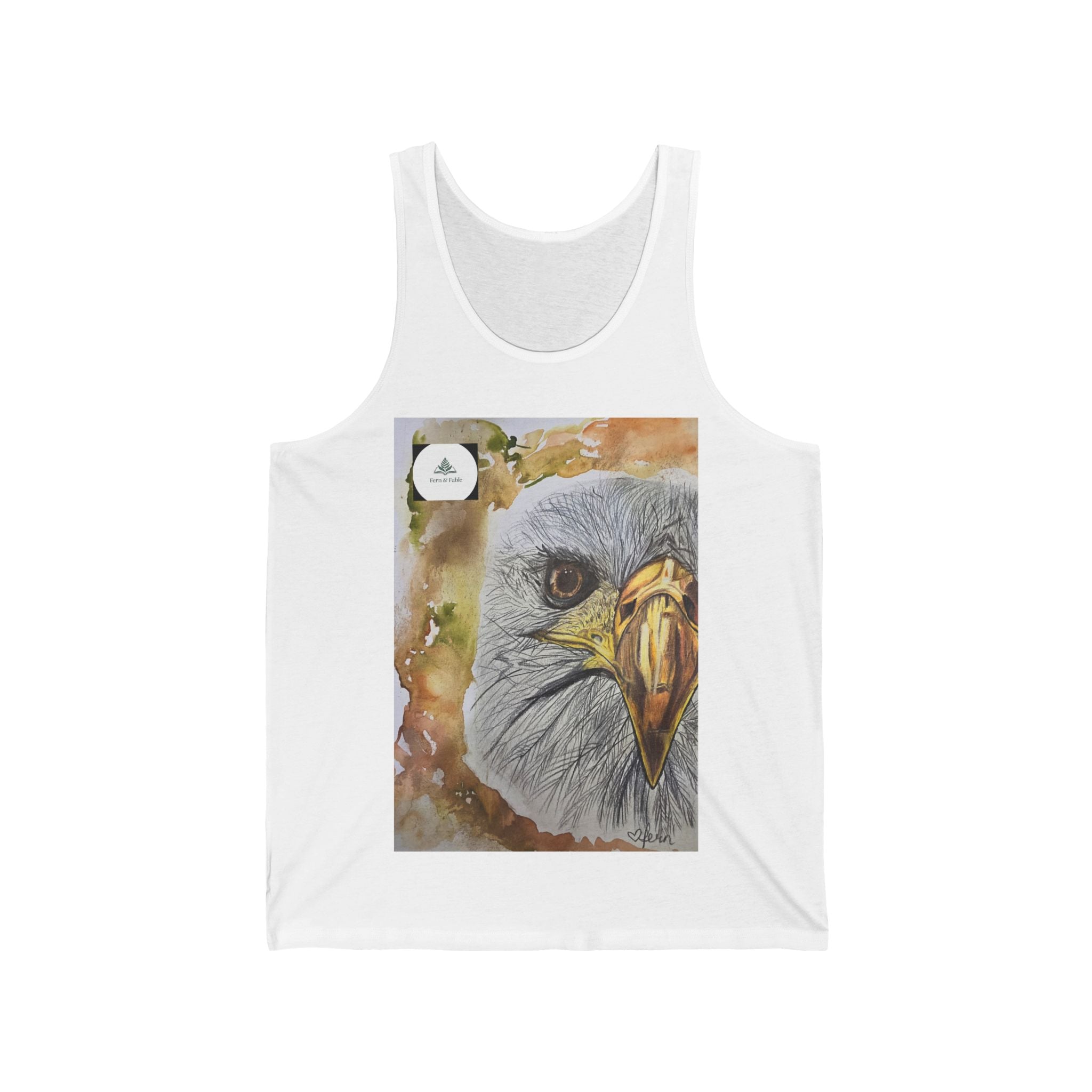 Eagle Portrait Tank Top — Detailed Wildlife Beak Art Tank