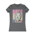 Women's Llama Floral Tee – Cute Alpaca Portrait Graphic Shirt