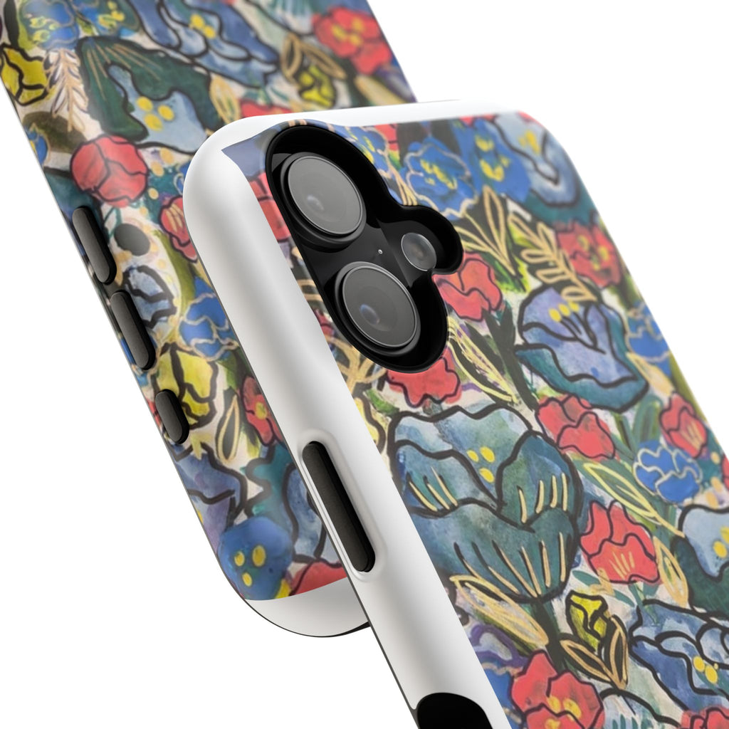 Floral Watercolor Impact-Resistant Phone Case — Colorful Botanical Protection