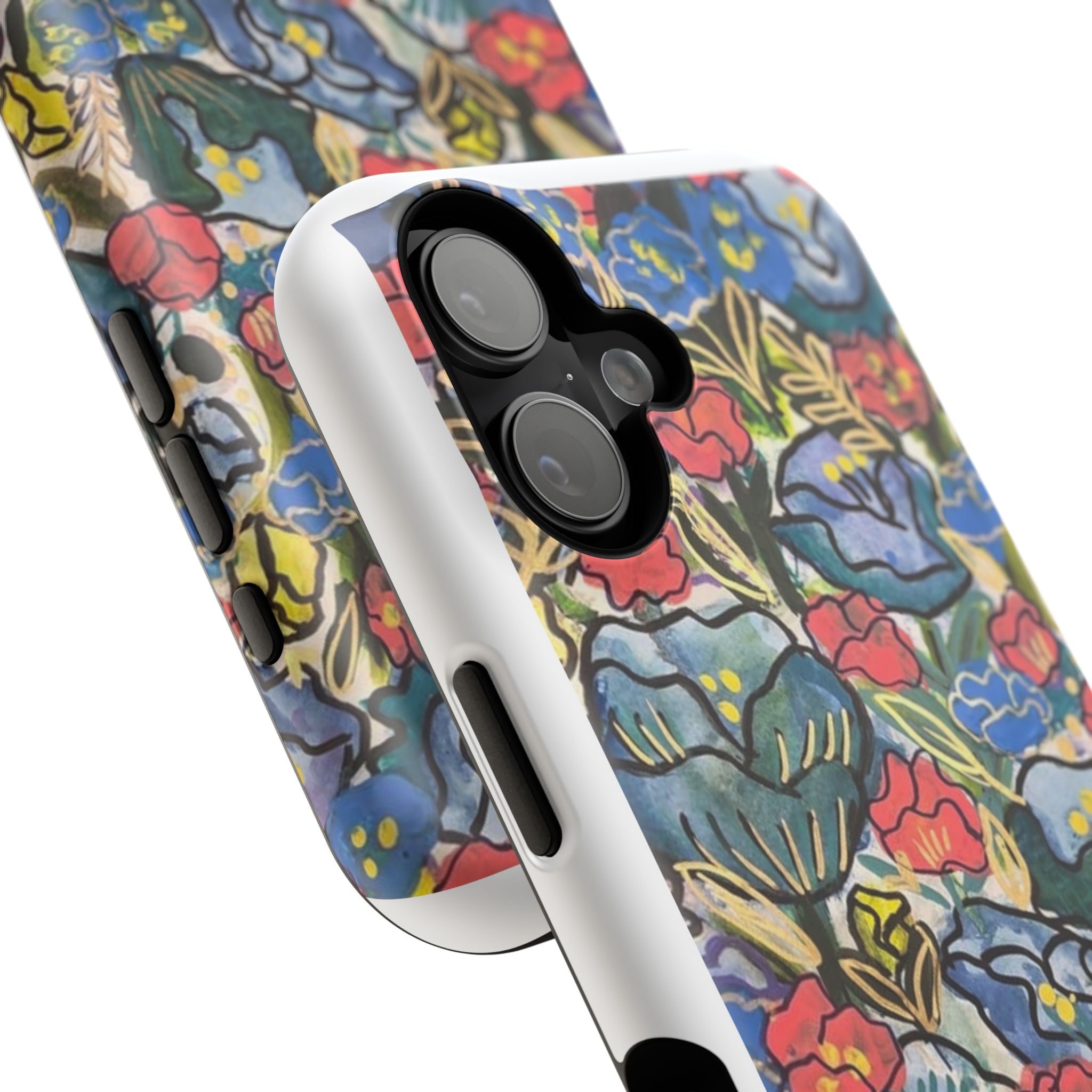 Floral Watercolor Impact-Resistant Phone Case — Colorful Botanical Protection