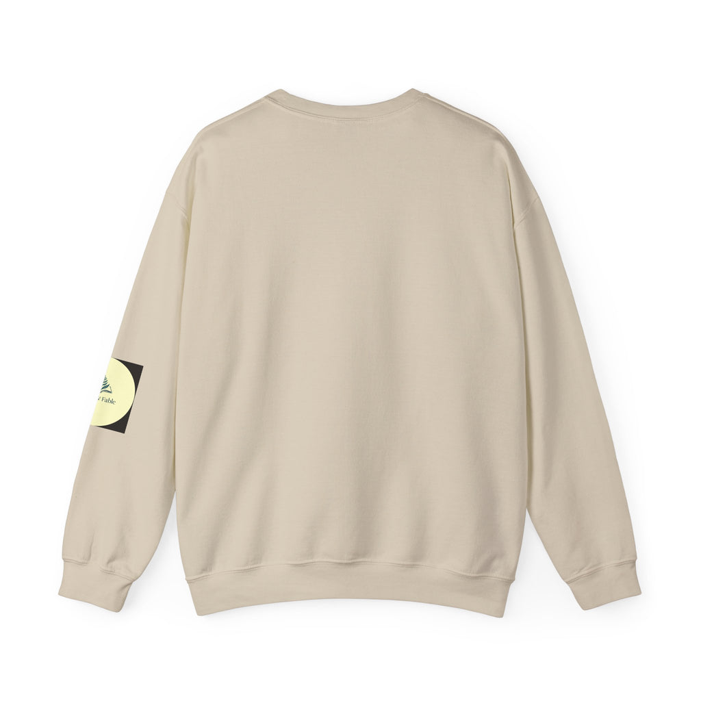 Praying Mantis/Mushroom Garden Crewneck Sweatshirt — Psychedelic Fungi Art