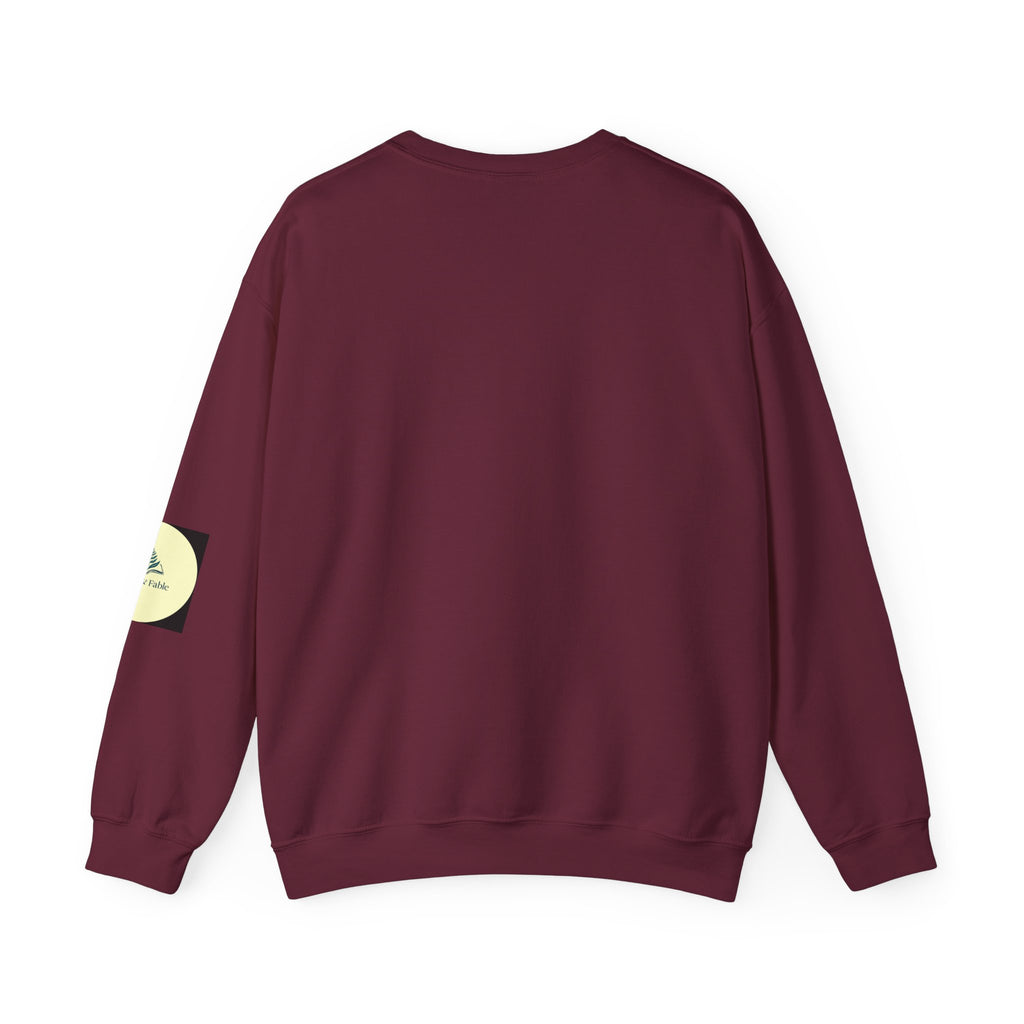 Praying Mantis/Mushroom Garden Crewneck Sweatshirt — Psychedelic Fungi Art