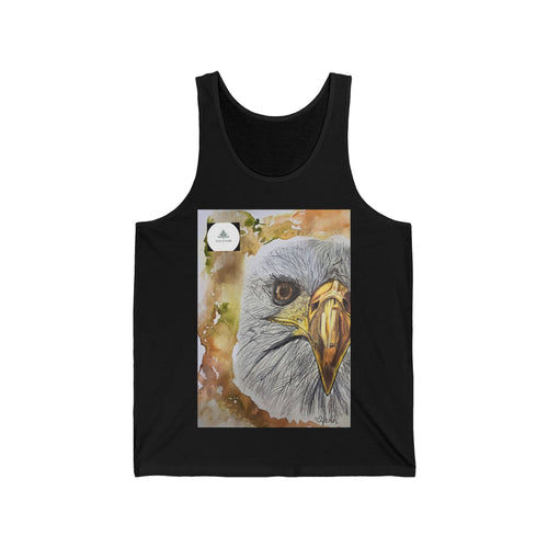Eagle Portrait Tank Top — Detailed Wildlife Beak Art Tank