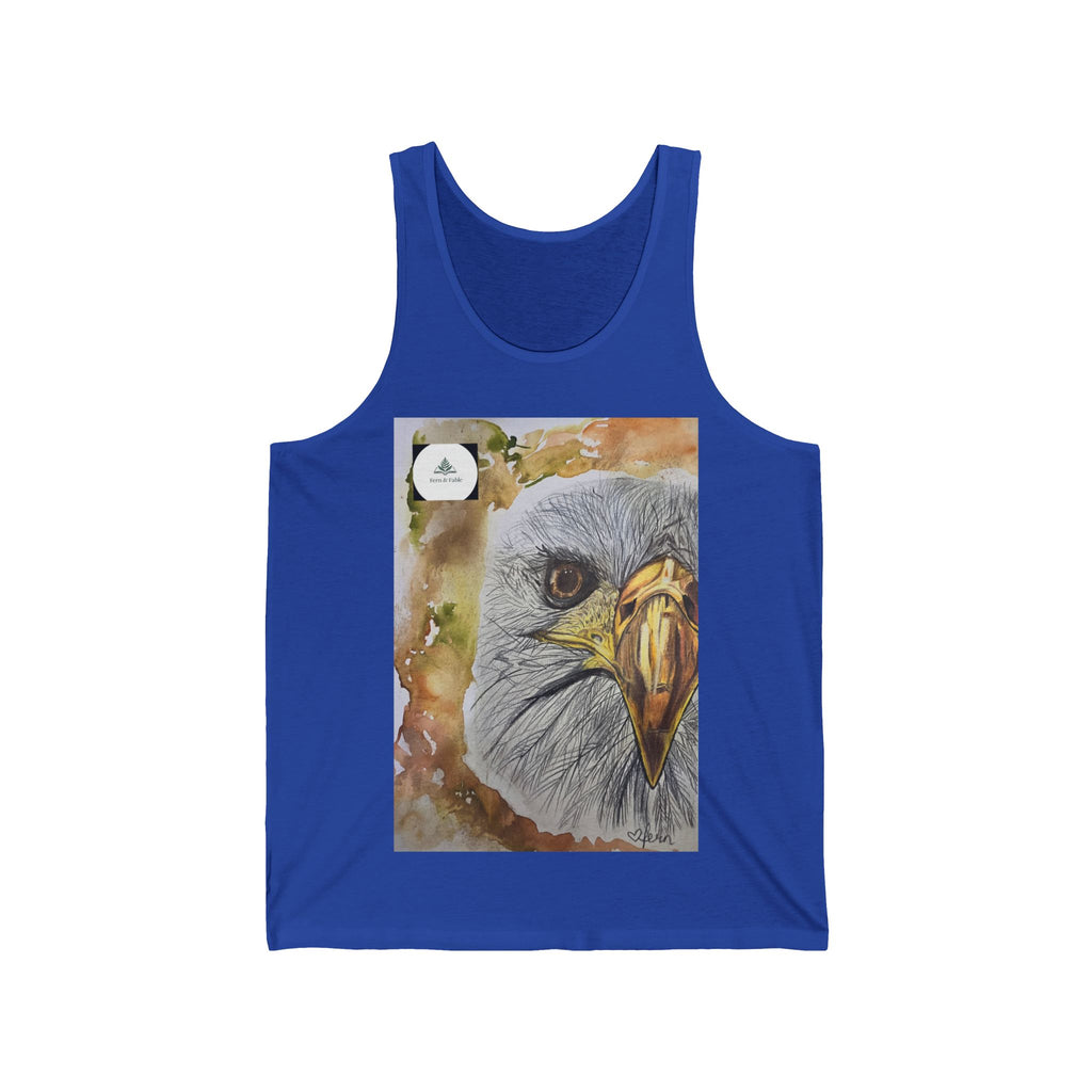 Eagle Portrait Tank Top — Detailed Wildlife Beak Art Tank