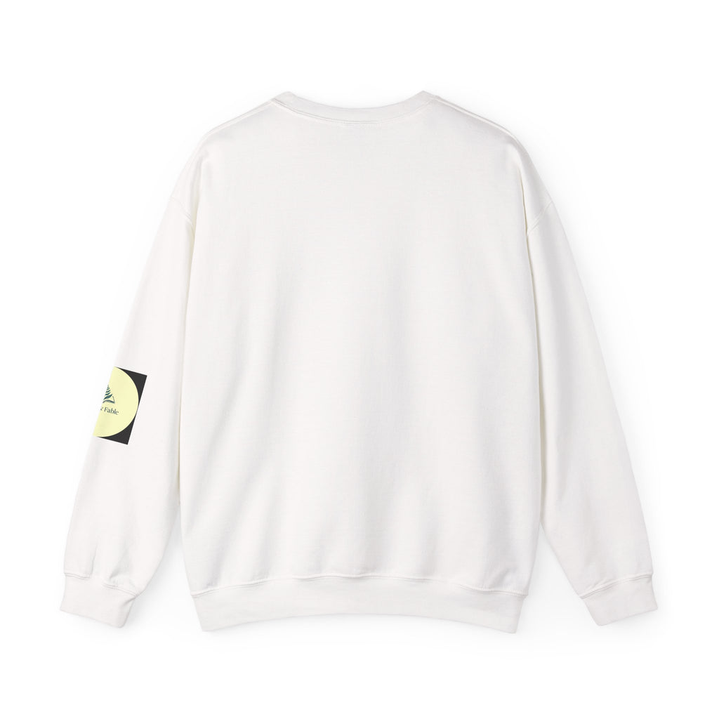 Praying Mantis/Mushroom Garden Crewneck Sweatshirt — Psychedelic Fungi Art