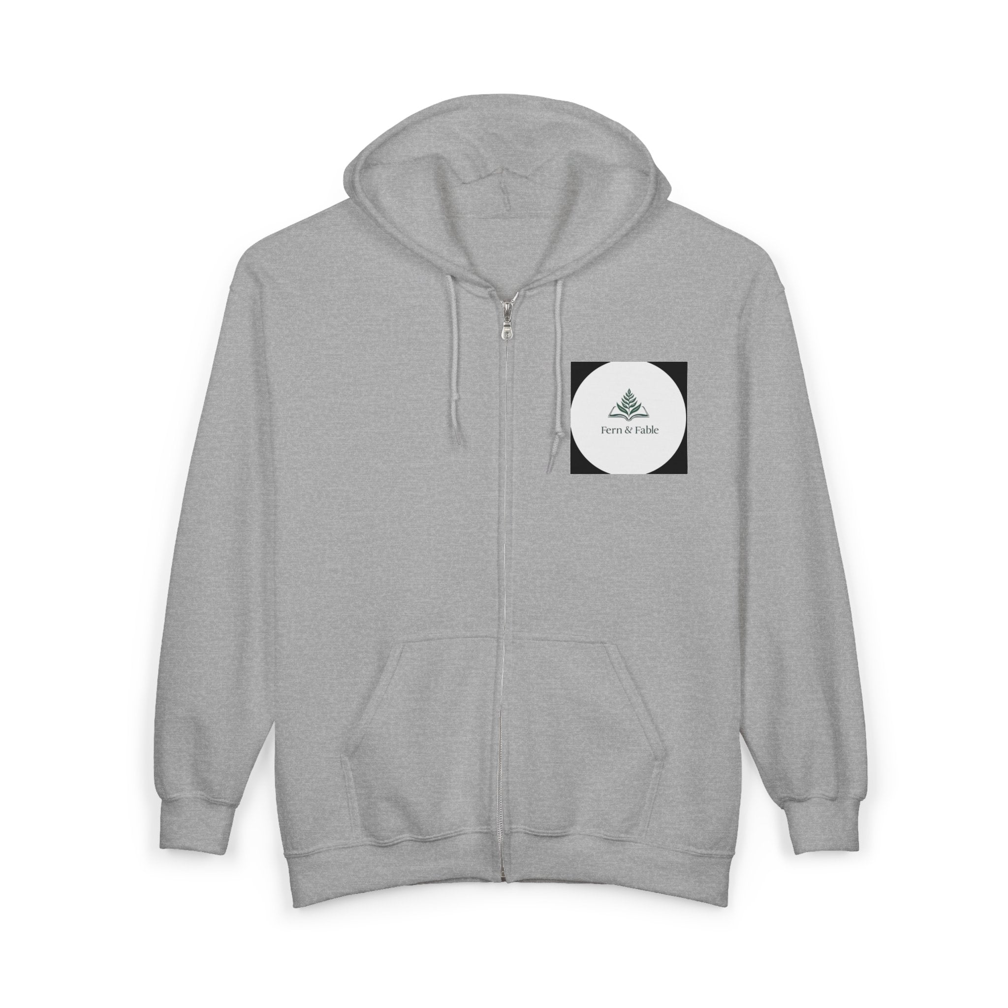 Wolf Howl Zip Hoodie — Artistic Watercolor Wolf Full-Zip Sweatshirt