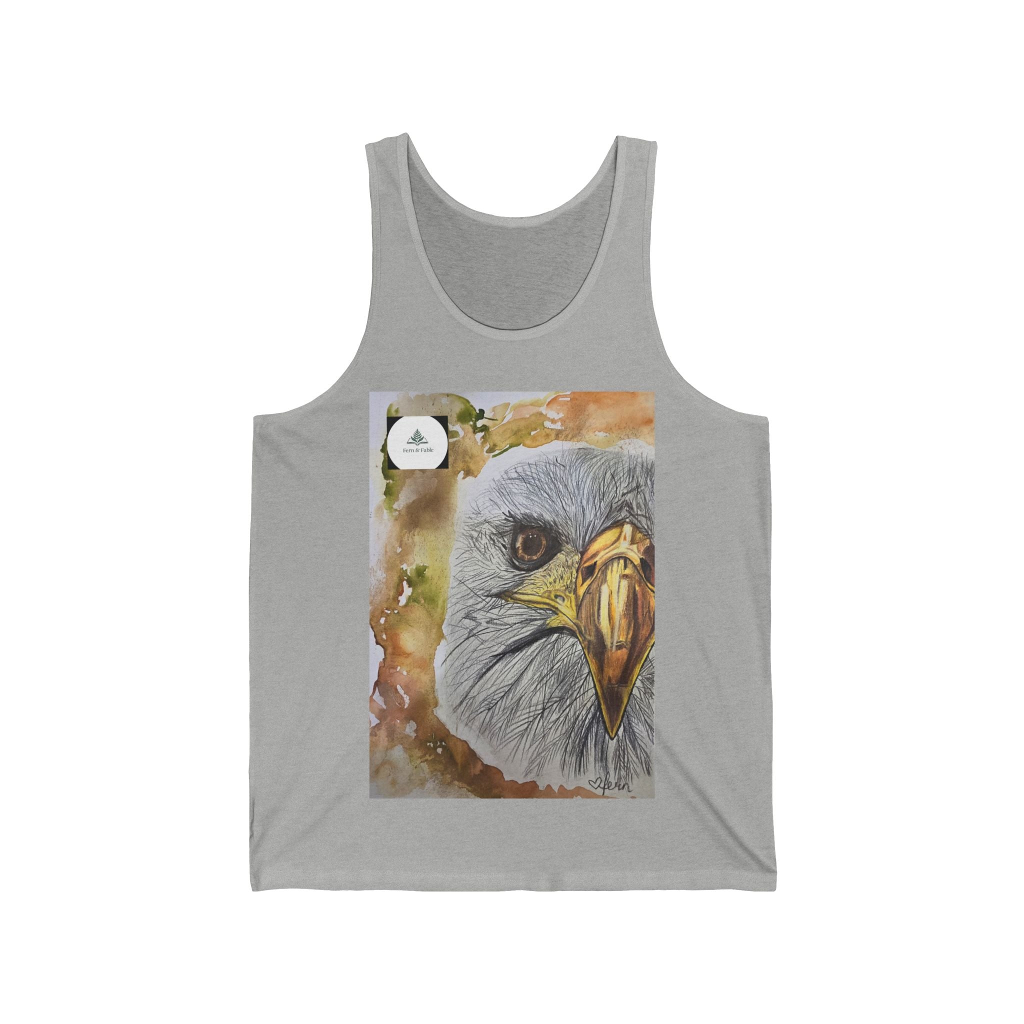 Eagle Portrait Tank Top — Detailed Wildlife Beak Art Tank