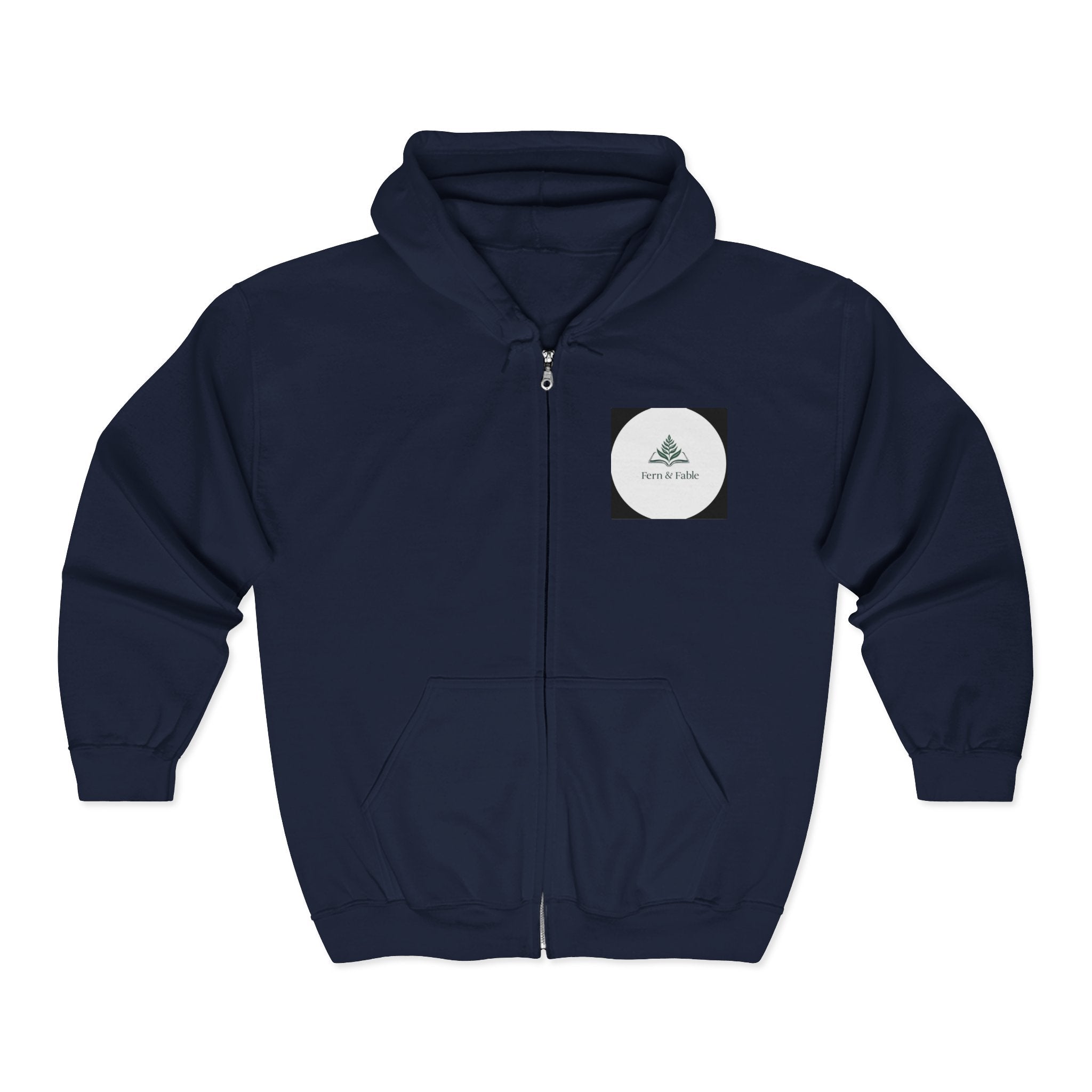 Wolf Howl Zip Hoodie — Artistic Watercolor Wolf Full-Zip Sweatshirt